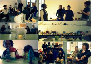 Retour en images du stage de théâtre d'objets et chant
avec Fanny Bérard (directrice artistique de la compagnie Nanoua)
et Sarah Piet (chanteuse et cheffe de choeur), dans les locaux de Nanoua ce week-end!
Un sacré joli moment de joie et de créativité partagé!
Merci à tous nos aventurier·es pour leur audace à avoir ouvert leur univers poétique !
Extraits de leurs ressentis à l'issue du stage : "Merci pour cet espace de liberté/ Un espace où se dévoiler et se rencontrer/Comme c'est beau de voir le chemin parcouru par tout le monde/ Je me sens bien / On s'est vraiment bien amusé !"