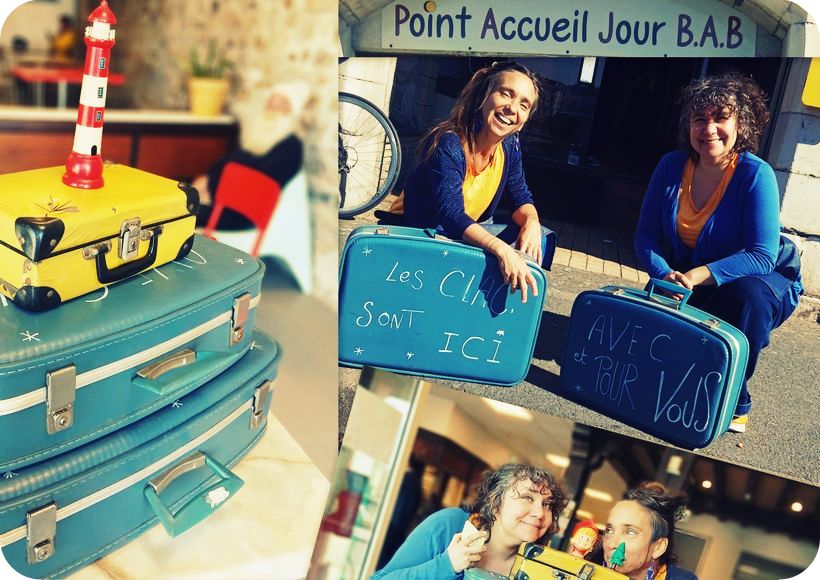 Les Crieuses Locales Affables et Culottées 'les CLAC) ont terminé en beauté la 1ere étape de leur projet "les CLAC font des étincelles" : interventions artistiques et collectage de paroles des personnes faisant escale au P.A.J ( Asso accueillant toute personne subissant de plein fouet la précarité).
Nous allons maintenant laisser murir , retranscrire, rêver et écrire une performance artistique afin de partager aux habitants.e du quartier le regard, les paroles et toutes les étincelles qui pétillent chez ces personnes en marge.
RDV le 23 avril matin pour la séance scolaire et le 24 avril à 18H30 chez nos complices de @kaxu.galerie !
Merci à la CAPB pour le soutien à ce projet!